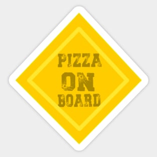 pizza baby on board Sticker